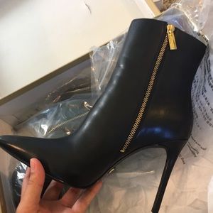 Michael Kors Leona Leather Bootie